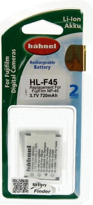 Produktbild Hähnel Ersatzakku HL-F45, für Fuji NP-45 (Kamera Akku)