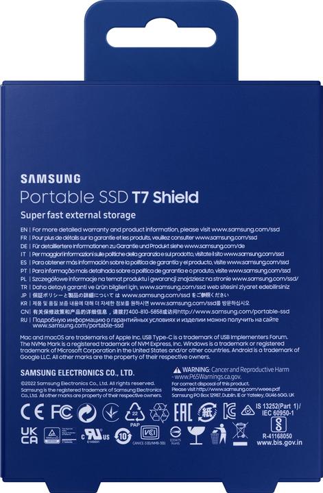 Image du produit Samsung T7 Shield (1 To)