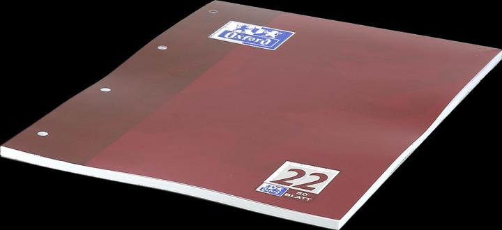 Immagine prodotto Oxford Blocco per fogli di lavoro, A4, sentenza 22 (A4, Righe, Copertina rigida)