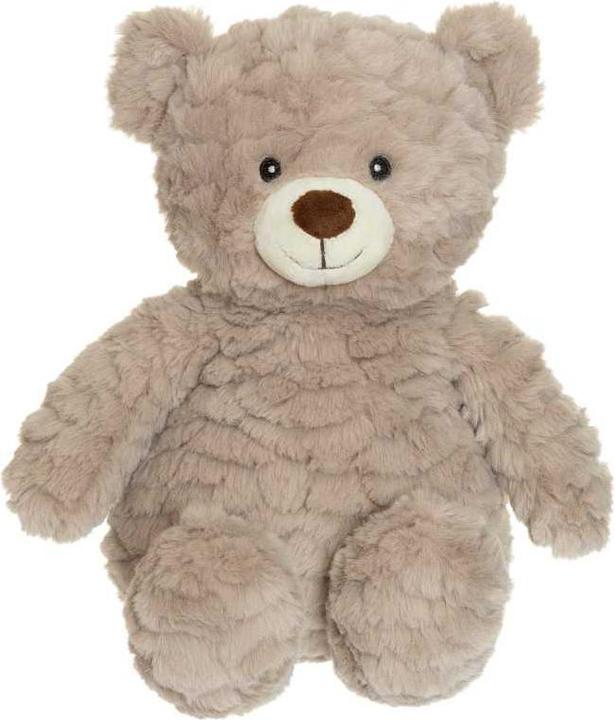 Image du produit Teddykompaniet Coussin chauffant Ourson brun avec fourrure ondulée 35 cm (35 x 35 cm)