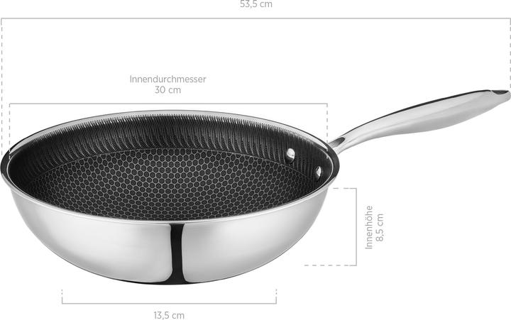 Productafbeelding Mäser Hestia (30 cm, Koekenpan, Roestvrij staal)