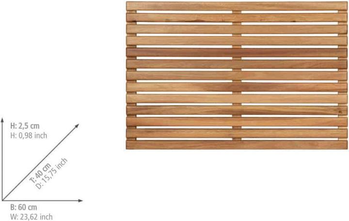 Productafbeelding Wenko Acacia (60 x 40 x 2,5 cm)
