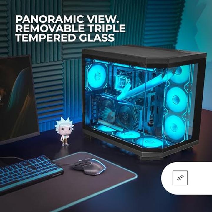 Produktbild Mars Gaming MC-3TCORE (Mini-ITX, ATX, mATX)