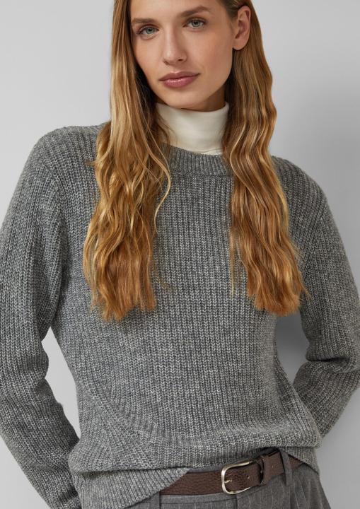 Produktbild s.Oliver Strickpullover Strickpullover aus Wollmix (36)