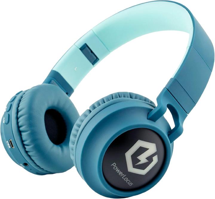 Actual product image PowerLocus Wireless Headphones Buddy Kids (blue)