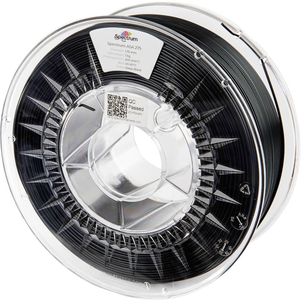 Spectrum Filament ASA black (ASA, 1.75 mm, 1000 g, Schwarz), 3D Filament, Schwarz