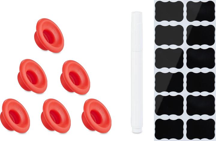 Relaxdays 6x swing-top jars (6 pcs., 0.25 l)