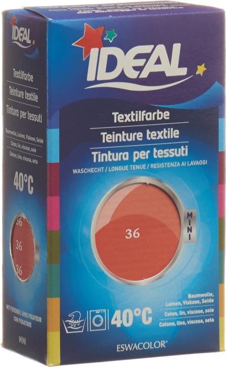 Ideal / Eswacolor Textile dye (1 Washing cycles, Liquid detergent)
