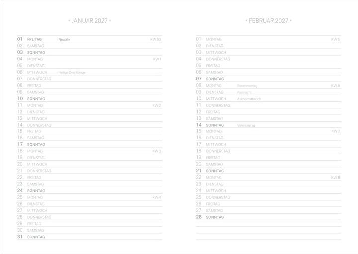 Nutritional values and ingredients Design Diary Abstract 2026 (A5, 1 week / 2 pages)