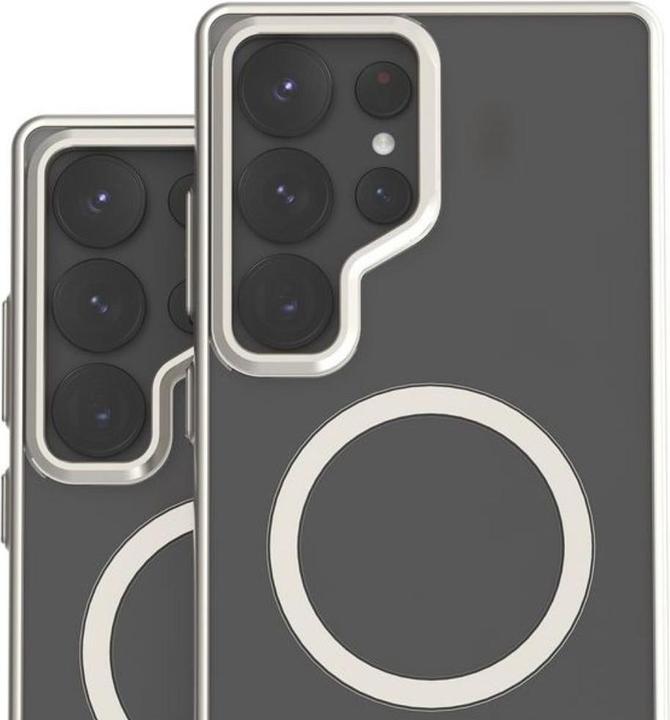 Produktbild Levelo Elio Case For Samsung S25 Ultra - Silver (Samsung Galaxy S25 Ultra)