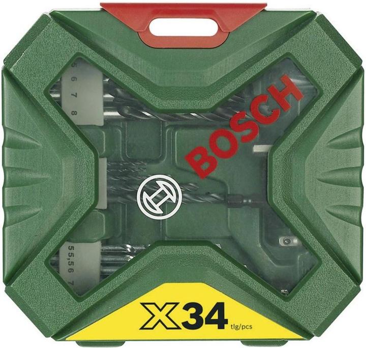 Produktbild Bosch Zubehör X-Line Classic Bohrer- und Schrauber-Set, 34-teilig (5 mm, 6 mm, 7 mm, 8 mm, 4 mm, 3 mm, 2 mm, 5.5 mm)