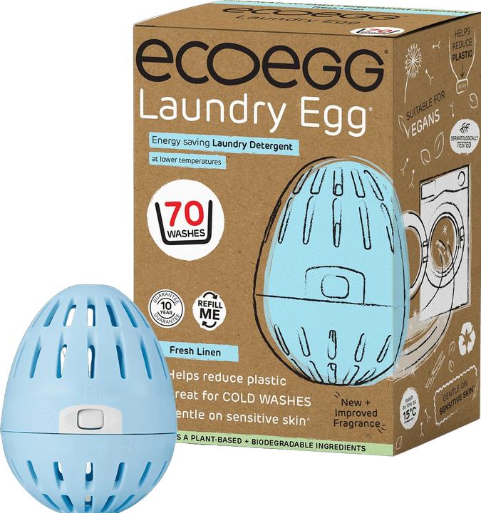 Actual product image Ecoegg Waschei Fresh Linen (70 Washing cycles, Laundry beads)