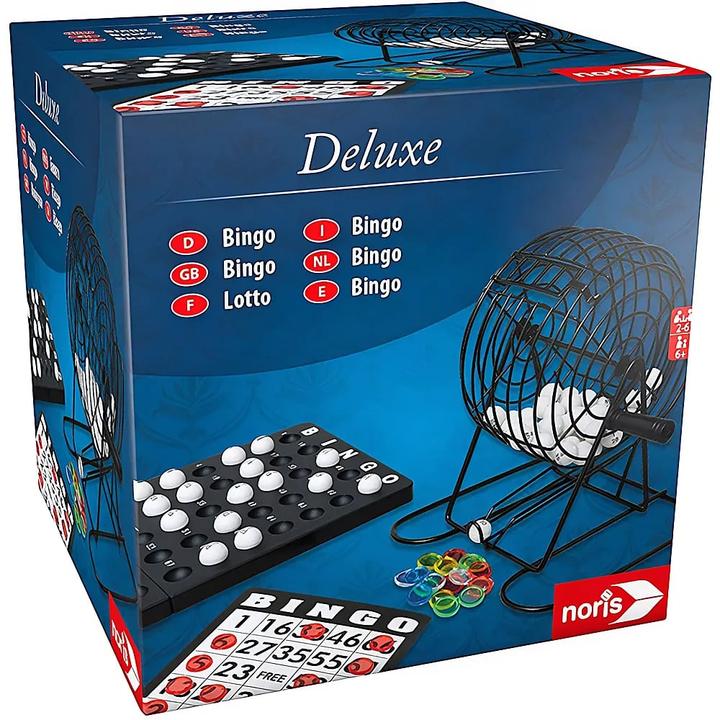 Productafbeelding Noris Luxe Bingo (Duits, Engels, Frans, Italiaans, 2 - 6 Spelers)
