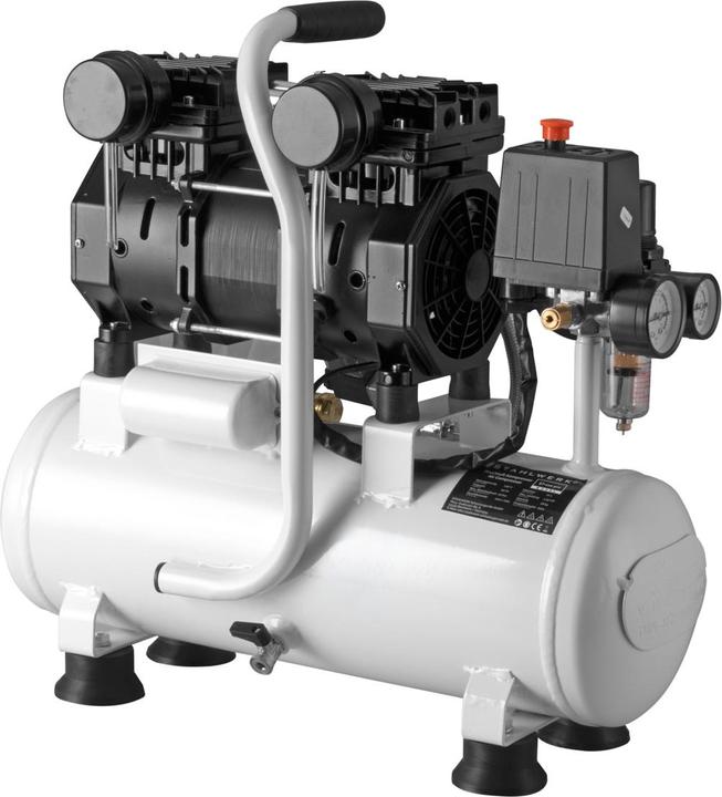 Produktbild Stahlwerk Kompressor 10 bar 2,1 PS 1,6 kW 210 l/min 10 l Druckluftkompressor (10 Bar, 10 l)