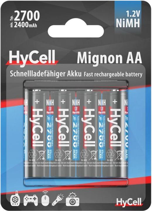 Image du produit HyCell AA (4 pcs, AA, 2700 mAh)