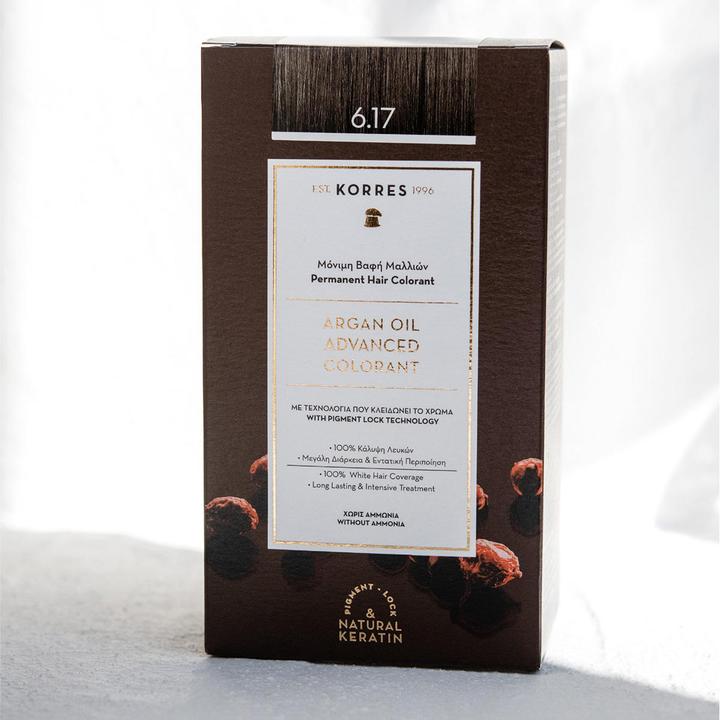 Image du produit Korres Huile d’ Argan Coloration Permanente (6.17 Blond foncé Beige)