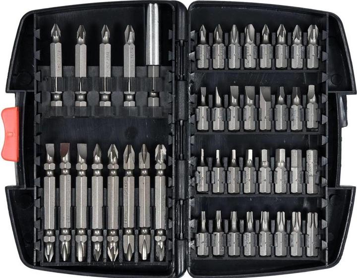 Actual product image Yato nozzle set 45 pcs (YT-04620) (Cross Pozidriv PZ, Cross Phillips PH)