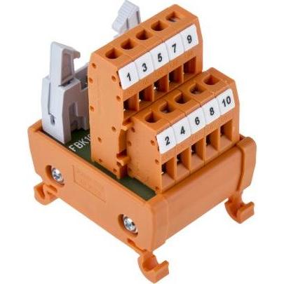 Rs Pro TS35 Adapter Schraubanschluss 10-pol, Elektronikmodul