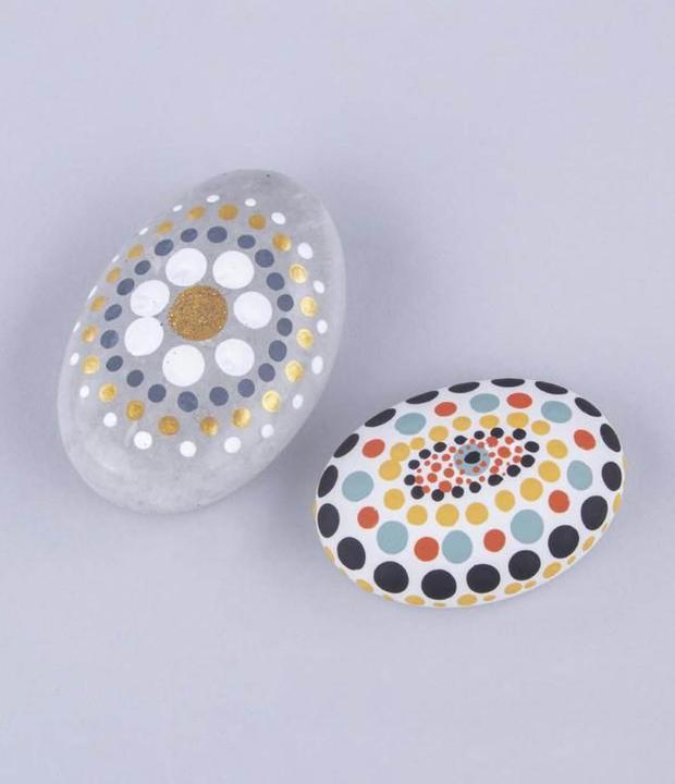 Actual product image Rayher Dot Painting Wooden Sticks