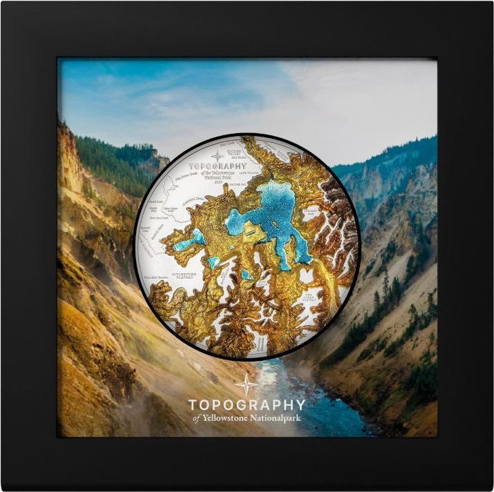 Immagine prodotto CIT Coin Invest Silber Topography Yellowstone 5 oz PP - Ultra High Relief 2025 (1.00, 2025)
