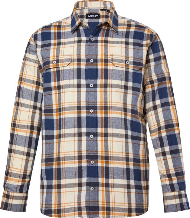 Image du produit Men+ Karo-Flanellhemd, Langarm, Kentkragen, Comfort Fit (XL)