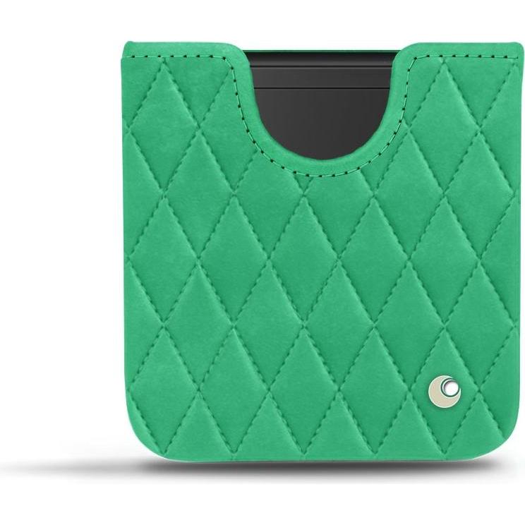 Noreve Lederschutzhülle (Samsung Galaxy Z Flip), Smartphone Hülle, Grün