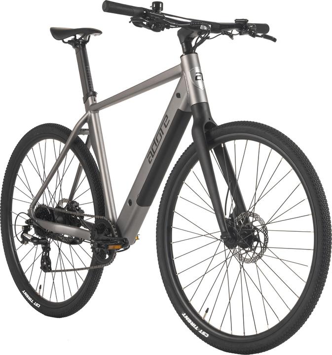 Produktbild Adore E-Citybike 28" Alu Urban Bike Stadtfahrrad UBR-770 Heckmotor 35NM / 9,8Ah Stahlgrau (53 cm)
