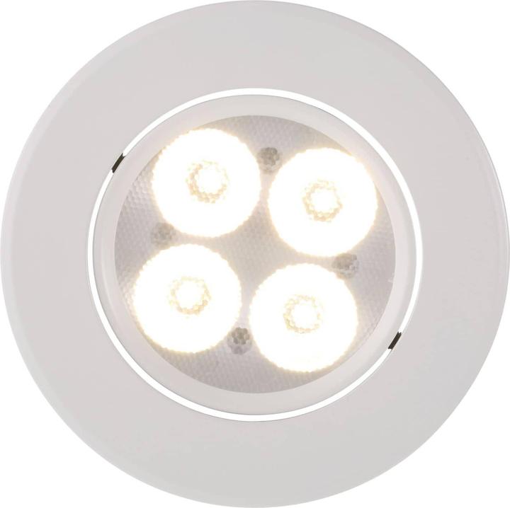 Actual product image Nordlux 54230101 Gefion LED recessed light 3-pack 3x3W dimmable metal white