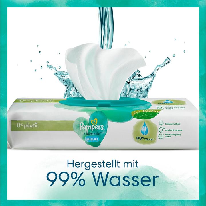Produktbild Pampers Harmonie Aqua (720 Stück)