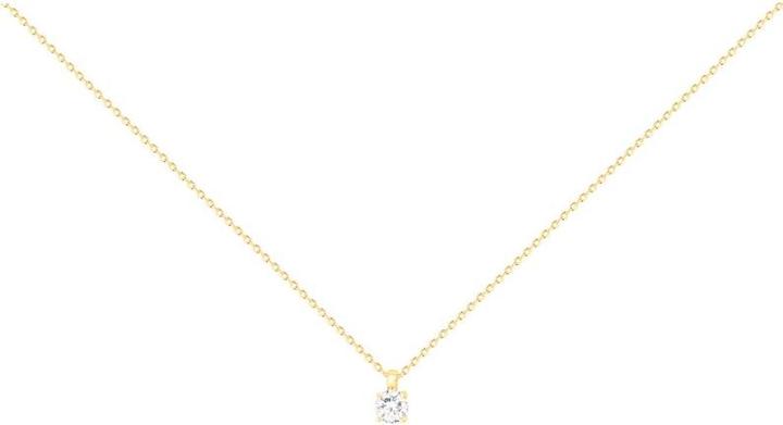 Image du produit Lara Collier Plaque Or - Zirconia (Laiton)