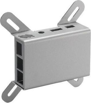 Actual product image Takachi Electronics Enclosure RPI-1F - VESA compatible aluminum case for use with Raspberry Pi