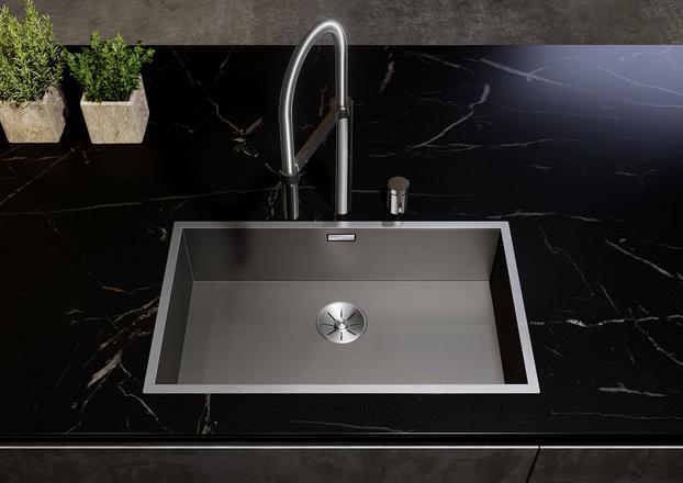 Immagine prodotto Blanco Zerox 500-IF Acciaio Scuro (Lavandino montato in alto, 54 cm, 44 cm)