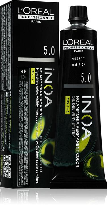 Actual product image L'Oréal Paris Inoa Color Permanent Hair Dye by L'Oreal Professionnel Paris (5.0 light brown)