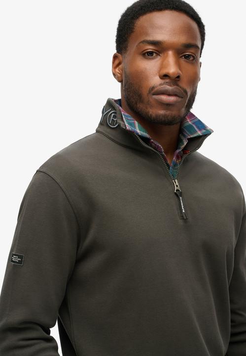 Immagine prodotto Superdry Utility Sweatshirt mit Logo und halbem Reissverschluss (M)