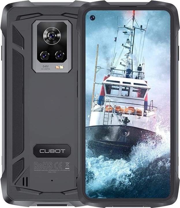Actual product image Cubot King Kong 7 black EU (128 GB, Black, 6.36", Dual SIM, 4G)