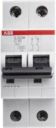 Immagine prodotto ABB Interruttore automatico S200 tipo C 10A 10kA