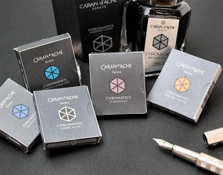 Actual product image Caran d'Ache Chromatics Tintenpatronen (Blue, 6 pcs.)