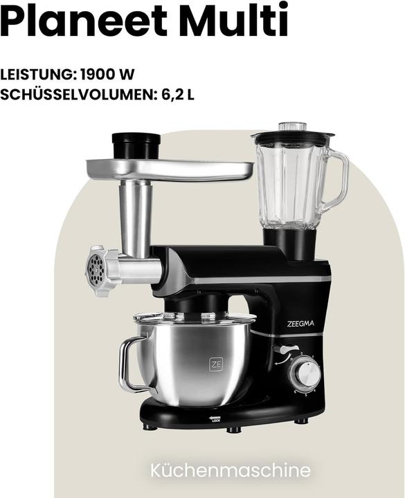 Image du produit Zeegma Planeet Multi (1900 W, 6.20 l)