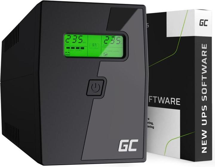 Actual product image GreenCell 600VA 360Wovervoltage protection 230V Black (600 VA, 360 W)