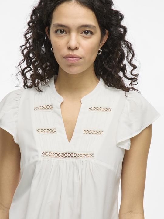 Actual product image Vila VIVISIA V-Ausschnitt Oberteil mit angeschnittenen Ärmeln (38)