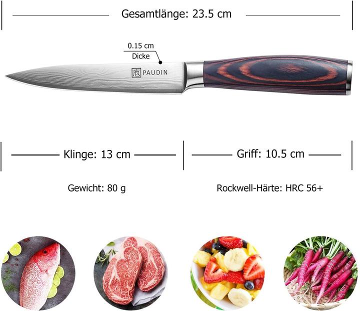 Produktbild Paudin 15cm Filetiermesser (15 cm)