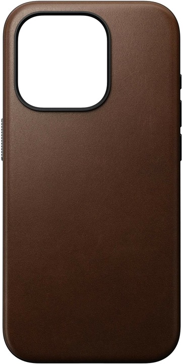 Actual product image Nomad Back Cover Modern Leather iPhone 15 Pro Brown (Apple iPhone 15 Pro)