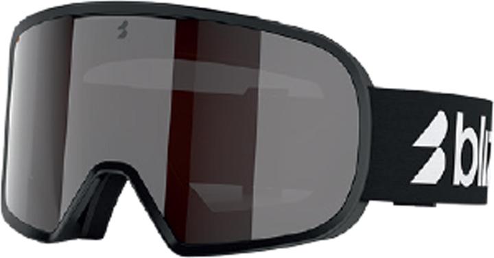 Orange w silver mirror, Matte Black