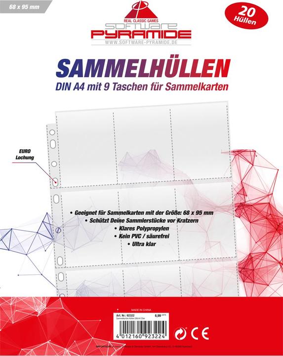 Pyramide Trading card sleeves