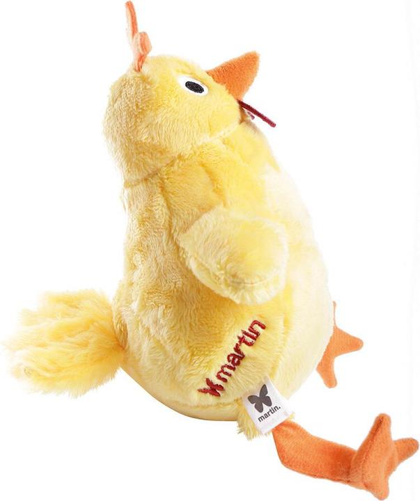 Produktbild Martin Hondenspeelgoed Kip Pluche Geel Gerecycled - 21X16X13 Cm (Plüschspielzeug Hund)