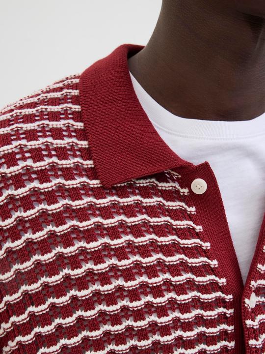 Image du produit Jack & Jones Jordia Knit Ss Polo Styd Ss25 (XL)