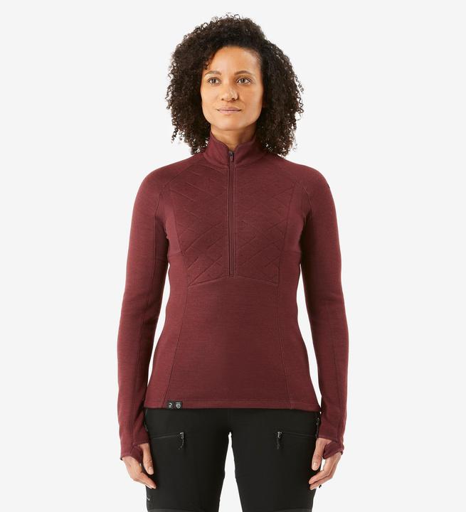 Actual product image Forclaz Women's long-sleeved merino trekking shirt - MT900 (S)