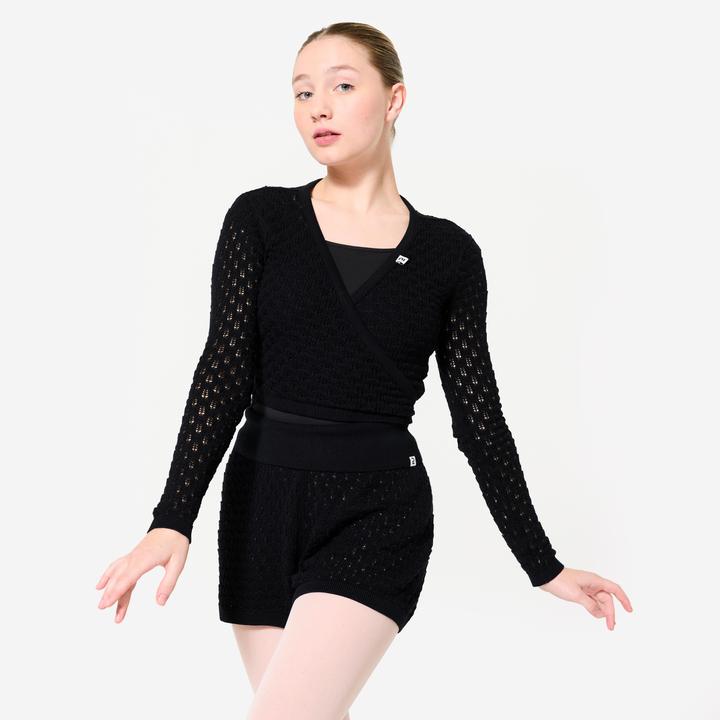 Produktbild Starever Tanz-Wickeljacke Damen - schwarz (XS)