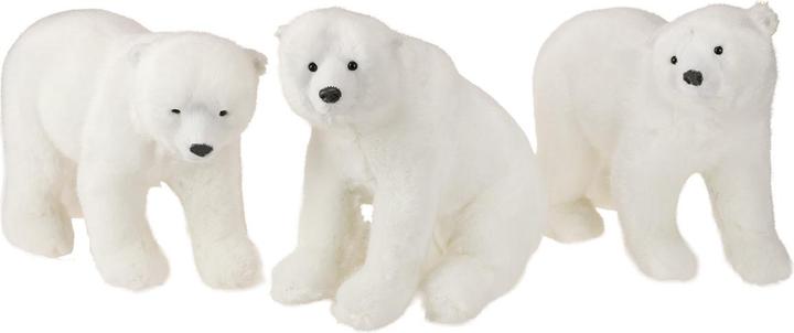 Viana Dekofiguren Eisbären 3St stehend und sitzend winterlich