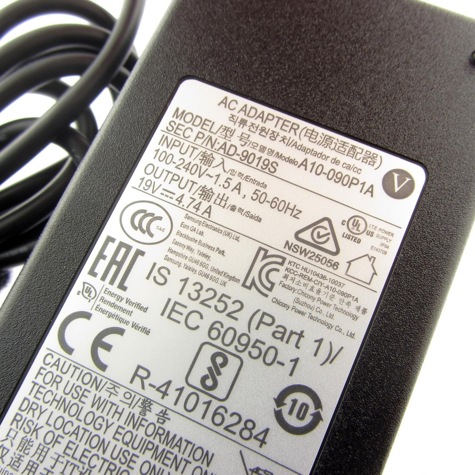 Samsung AD-9019S (90 W), Notebook Netzteil, Schwarz